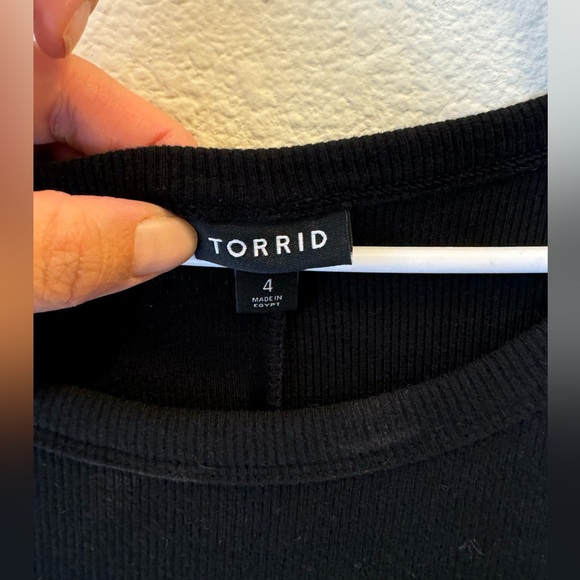 Torrid Body Con Dress Maxi Rib - Picture 4 of 5